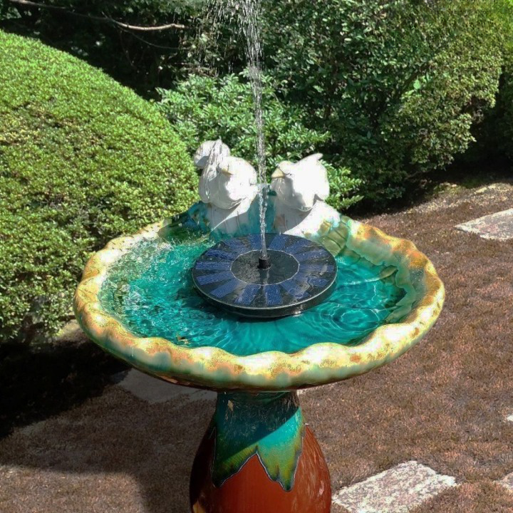 Solar Powered Water Fountain