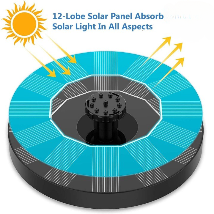 Solar Powered Water Fountain