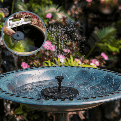 Solar Powered Water Fountain