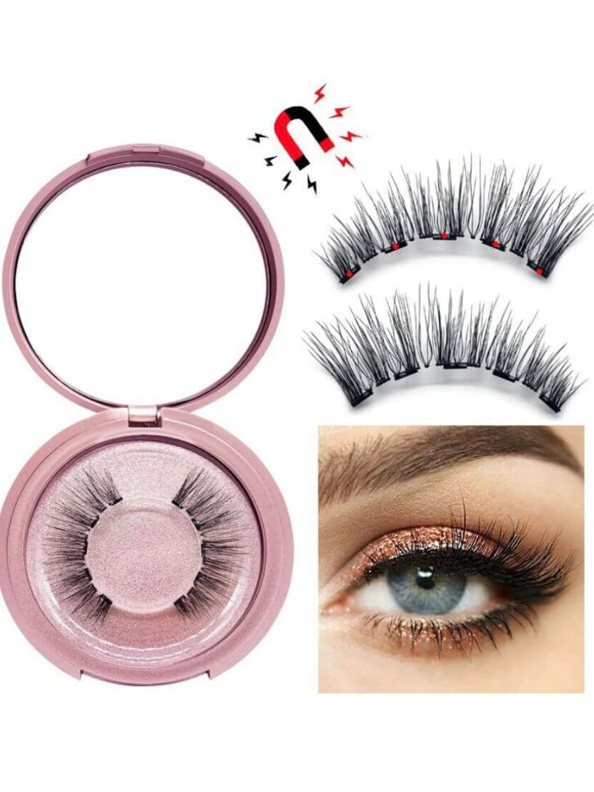 No-Glue, No-Liner Reusable Magnetic Eyelashes