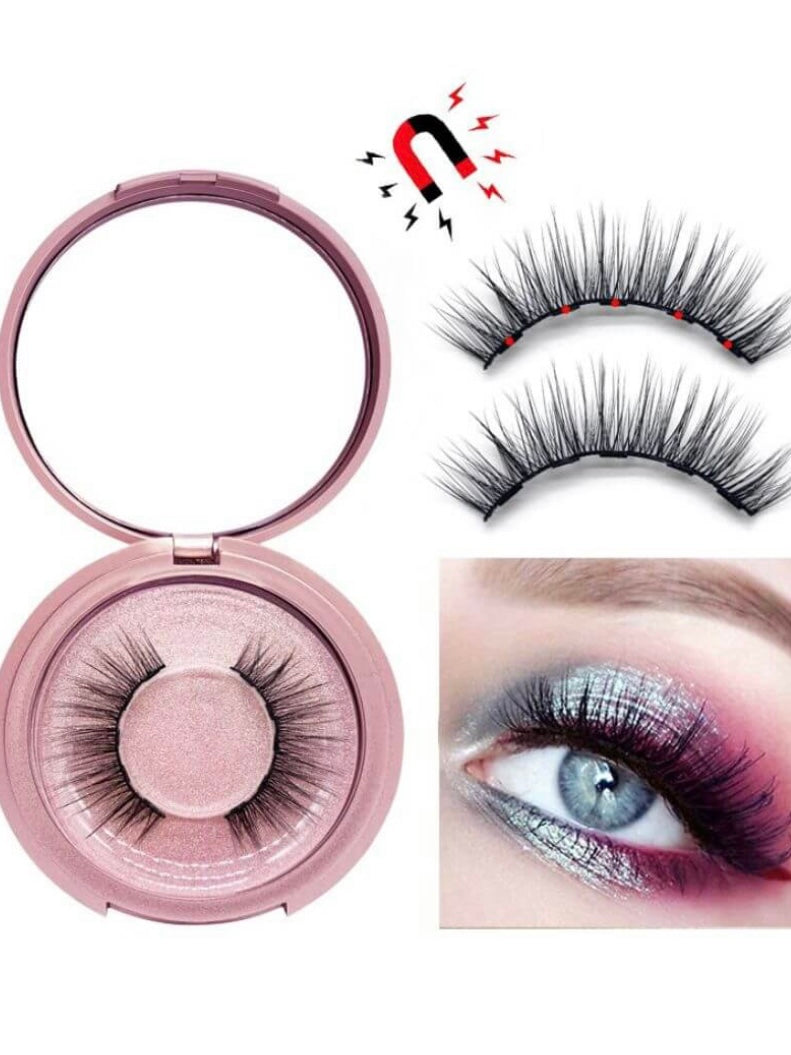 No-Glue, No-Liner Reusable Magnetic Eyelashes