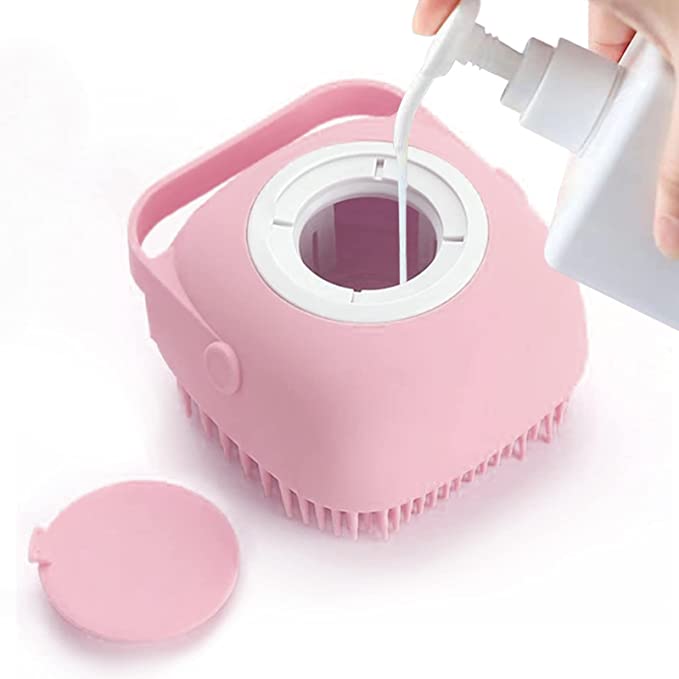 Bath Brush with Shampoo Dispenser