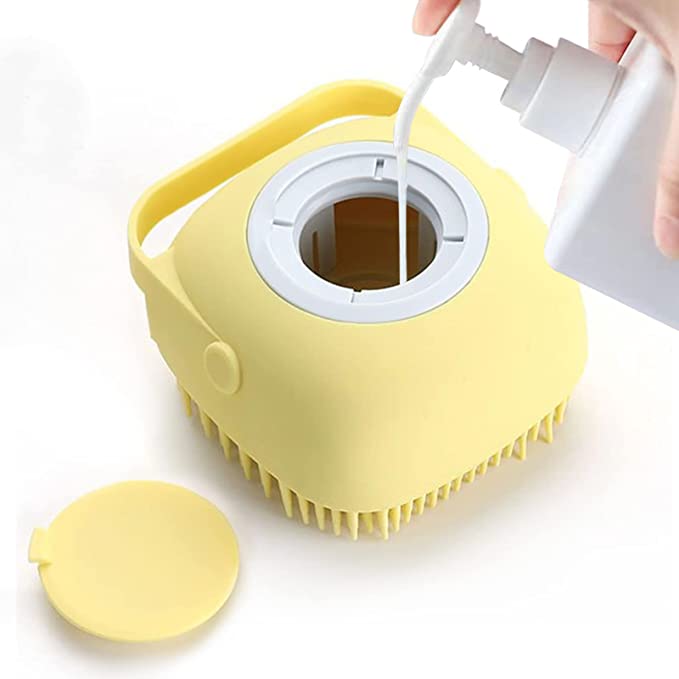 Bath Brush with Shampoo Dispenser