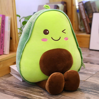 Avocado Pillow Plush 3D Stuffed Animal (4 Sizes)