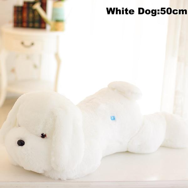 Light Up Puppy Stuffed Pillow