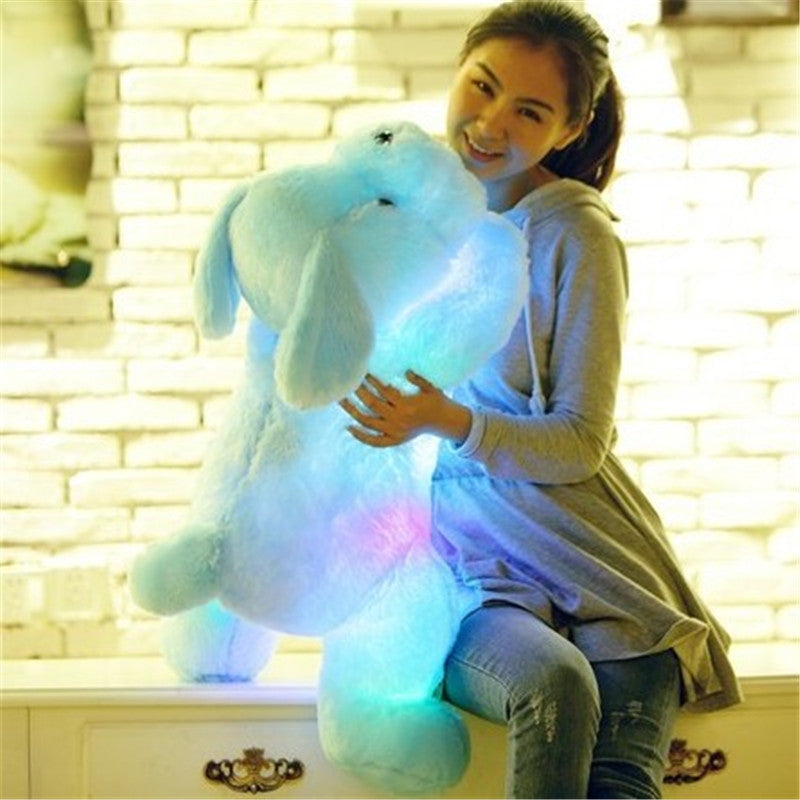 Light Up Puppy Stuffed Pillow