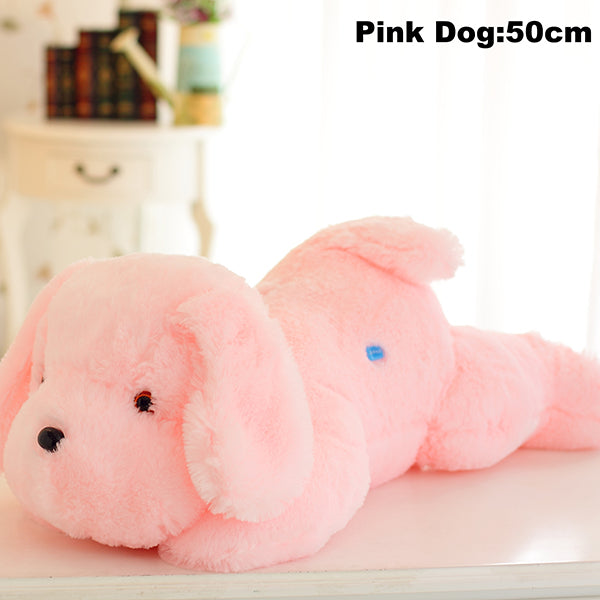 Light Up Puppy Stuffed Pillow
